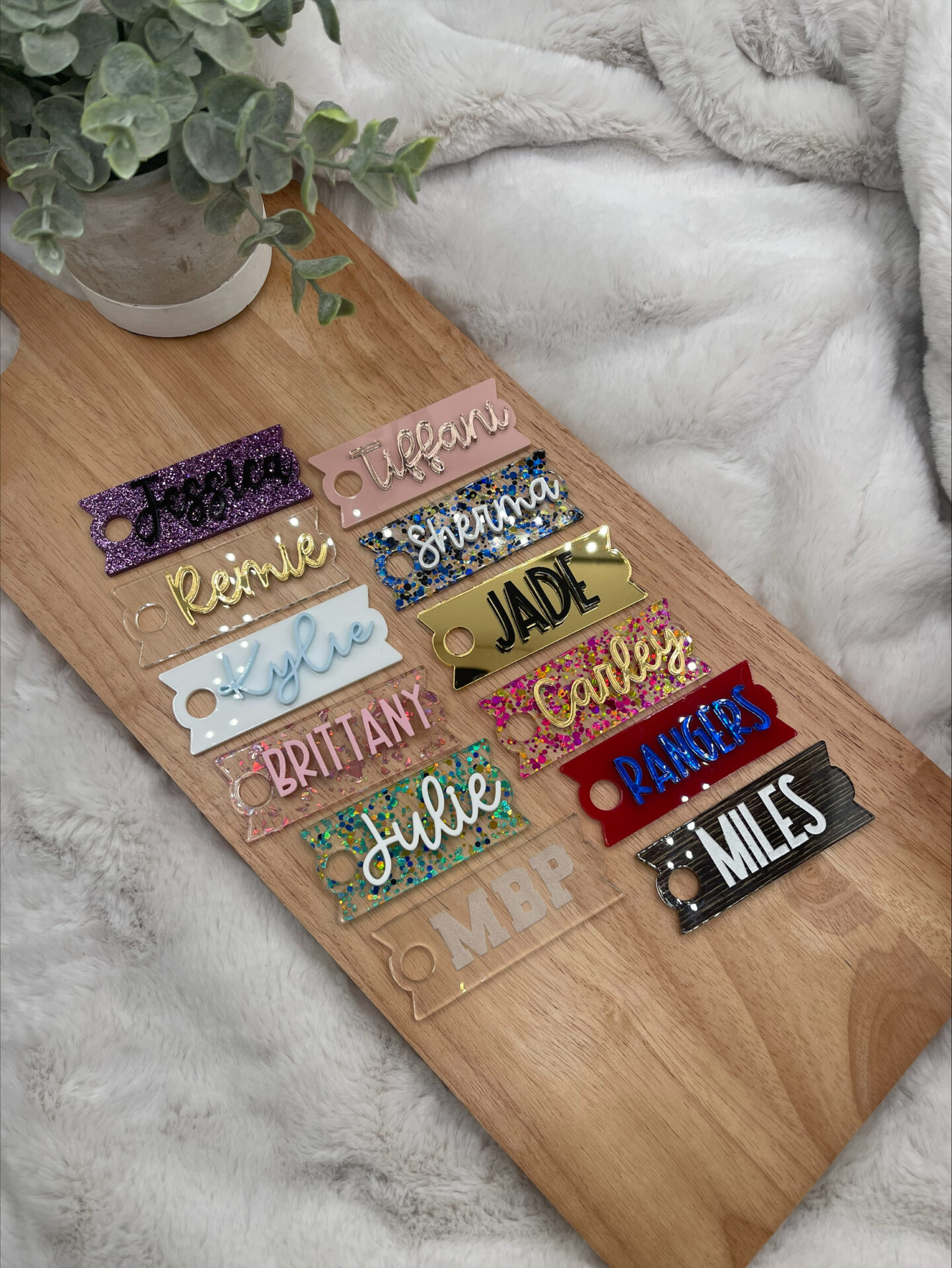 Personalized Stanley Cup - Valentine Heart Stanley Name Tag